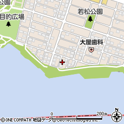 千葉県我孫子市若松122周辺の地図