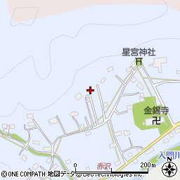 埼玉県飯能市赤沢378-20周辺の地図