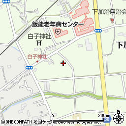 埼玉県飯能市下加治180周辺の地図