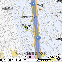バイク館浦和店周辺の地図