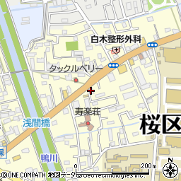 カーセブン　埼大通り店周辺の地図