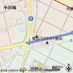 埼玉県三郷市小谷堀393周辺の地図