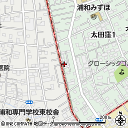 浦和藪そば 春日商店周辺の地図