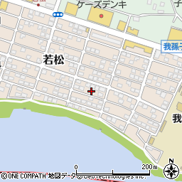 千葉県我孫子市若松160-10周辺の地図