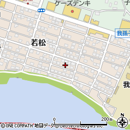 千葉県我孫子市若松160周辺の地図