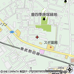 庚塚第一公園周辺の地図