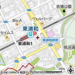 東浦和駅前ビル周辺の地図