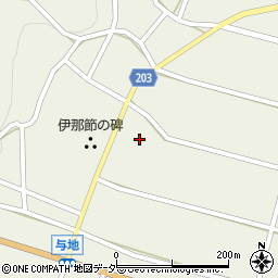 長野県伊那市西箕輪与地5989周辺の地図