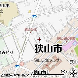 埼玉県狭山市加佐志342周辺の地図
