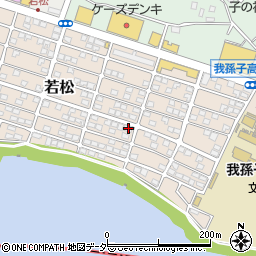 千葉県我孫子市若松160-6周辺の地図