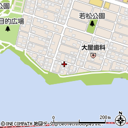 千葉県我孫子市若松122-1周辺の地図