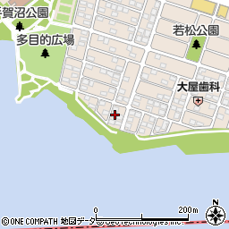 千葉県我孫子市若松124-2周辺の地図