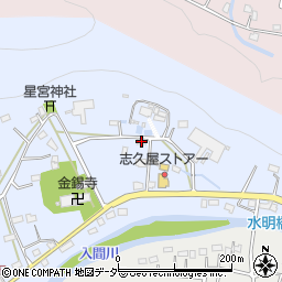 埼玉県飯能市赤沢231-2周辺の地図