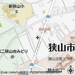 埼玉県狭山市加佐志380周辺の地図