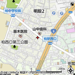 柏駅西口千代田ビル周辺の地図
