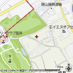 埼玉県狭山市笹井713周辺の地図