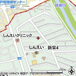 新栄町団地２－６周辺の地図