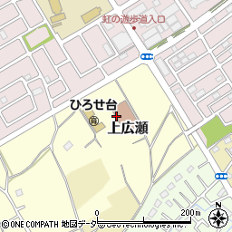 埼玉県狭山市上広瀬周辺の地図