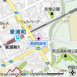 ガーデン　東浦和周辺の地図