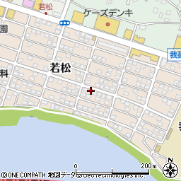 千葉県我孫子市若松160-2周辺の地図