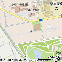 埼玉県草加市柿木町1088周辺の地図