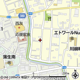 埼玉県越谷市川柳町3丁目222周辺の地図