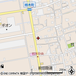 埼玉県草加市柿木町623周辺の地図