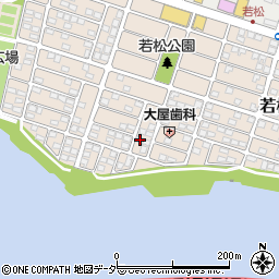 千葉県我孫子市若松114-5周辺の地図