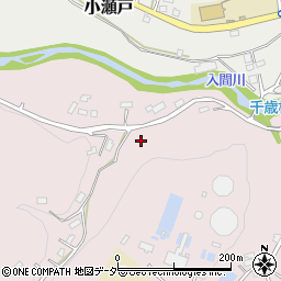 埼玉県飯能市小岩井周辺の地図