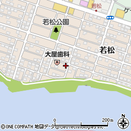 千葉県我孫子市若松116-4周辺の地図