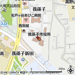 千葉県我孫子市周辺の地図