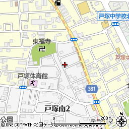 下戸塚町会会館周辺の地図