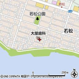 千葉県我孫子市若松116周辺の地図