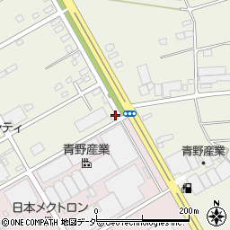 波崎工業団地給油所周辺の地図