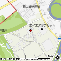 埼玉県狭山市笹井716周辺の地図