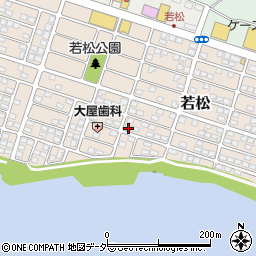 千葉県我孫子市若松146-7周辺の地図