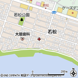 千葉県我孫子市若松146-4周辺の地図