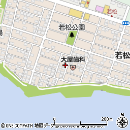 千葉県我孫子市若松114周辺の地図