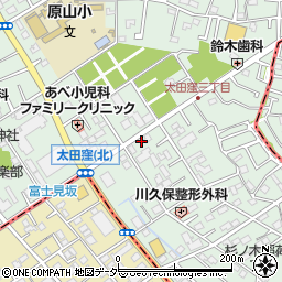 吉野生花店周辺の地図