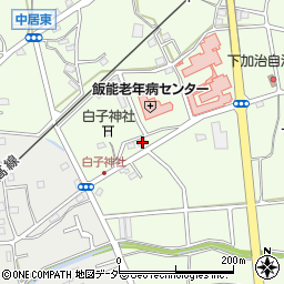 埼玉県飯能市下加治173周辺の地図