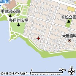 千葉県我孫子市若松127-9周辺の地図