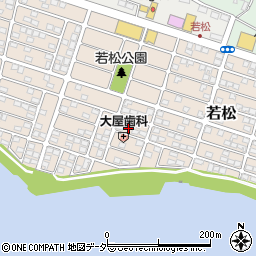 千葉県我孫子市若松115周辺の地図