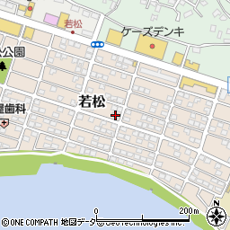千葉県我孫子市若松152-13周辺の地図