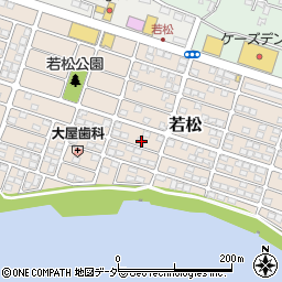 千葉県我孫子市若松145周辺の地図