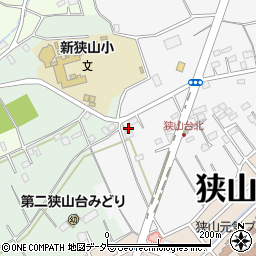 埼玉県狭山市加佐志377周辺の地図