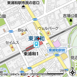 プレンティ東浦和周辺の地図
