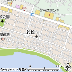 千葉県我孫子市若松152-12周辺の地図