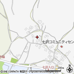 千葉県成田市七沢88-2周辺の地図