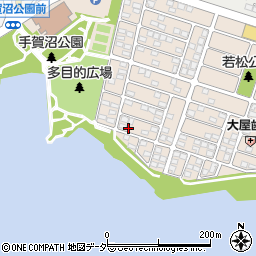 千葉県我孫子市若松127-7周辺の地図