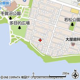 千葉県我孫子市若松127-4周辺の地図